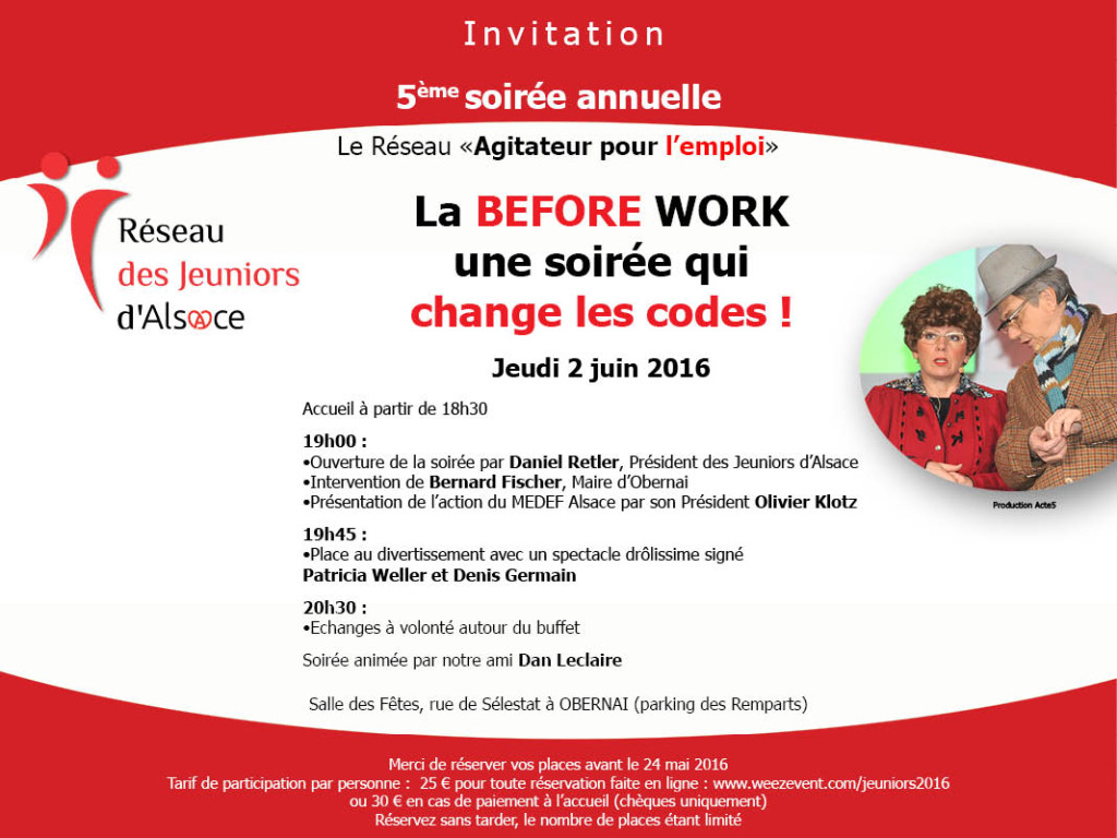 Soirée 2016 Les Jeuniors